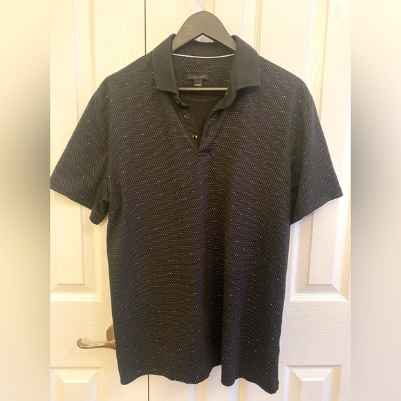 RW&Co polo, Black with pattern - size L - Picture 1 of 5